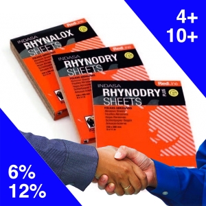 Indasa Rhynodry Redline Sanding Sheets 230x280 - Pack 50 Buy