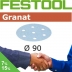 FESTOOL Granat 90mm StickFix Discs Film Back 7H (box)