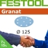 FESTOOL Granat 125mm StickFix Discs 9H (box)