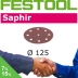 FESTOOL Saphir 125mm StickFix Discs 9H (box 25)
