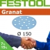 FESTOOL Granat 150mm StickFix Discs 17H (box)