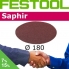FESTOOL Saphir 180mm StickFix Discs for Heavy Duty (box 25)