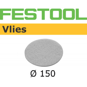 FESTOOL Polishing Vlies STF 150mm White for Oil system (pkt 10)